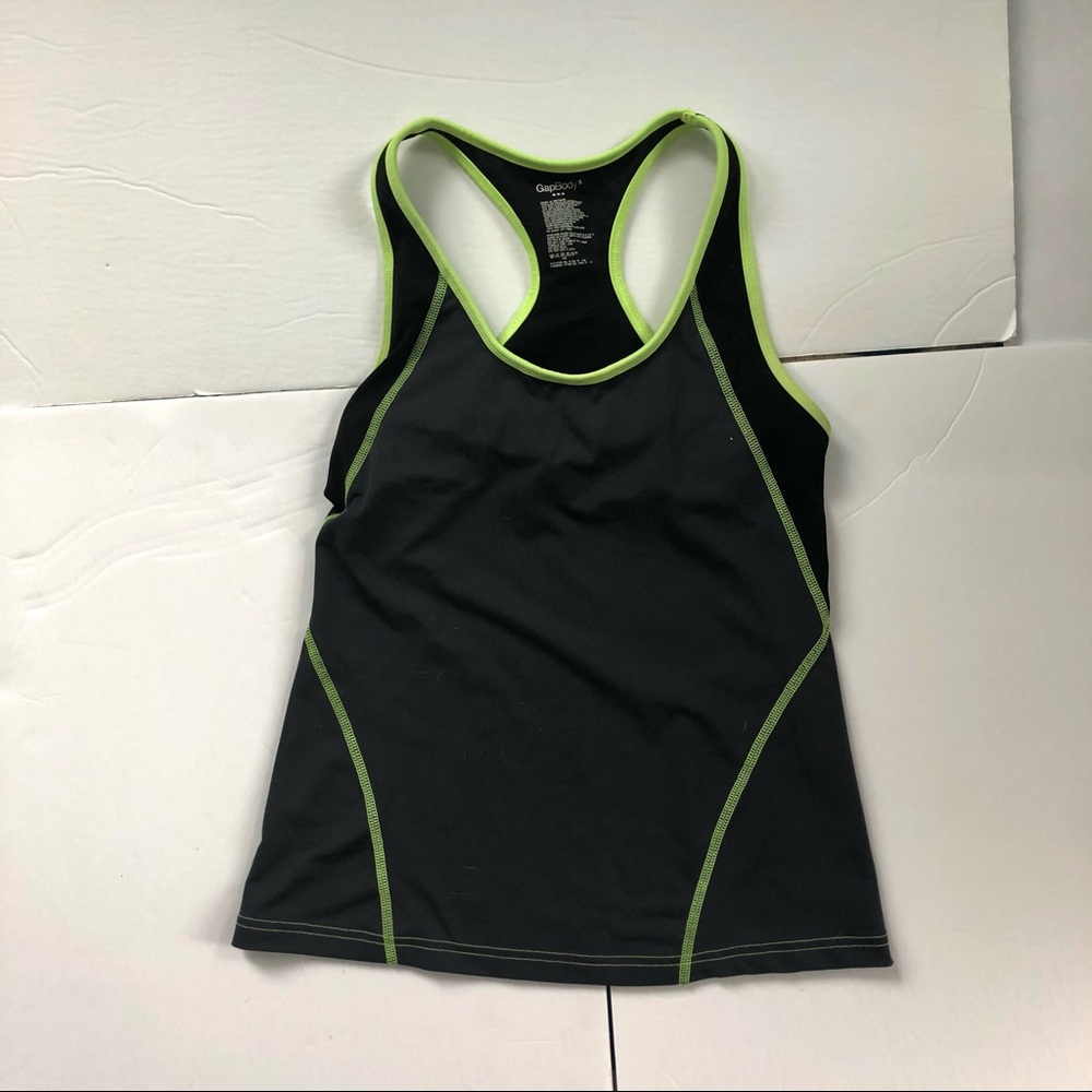 Neon and Dark Grey Tank top